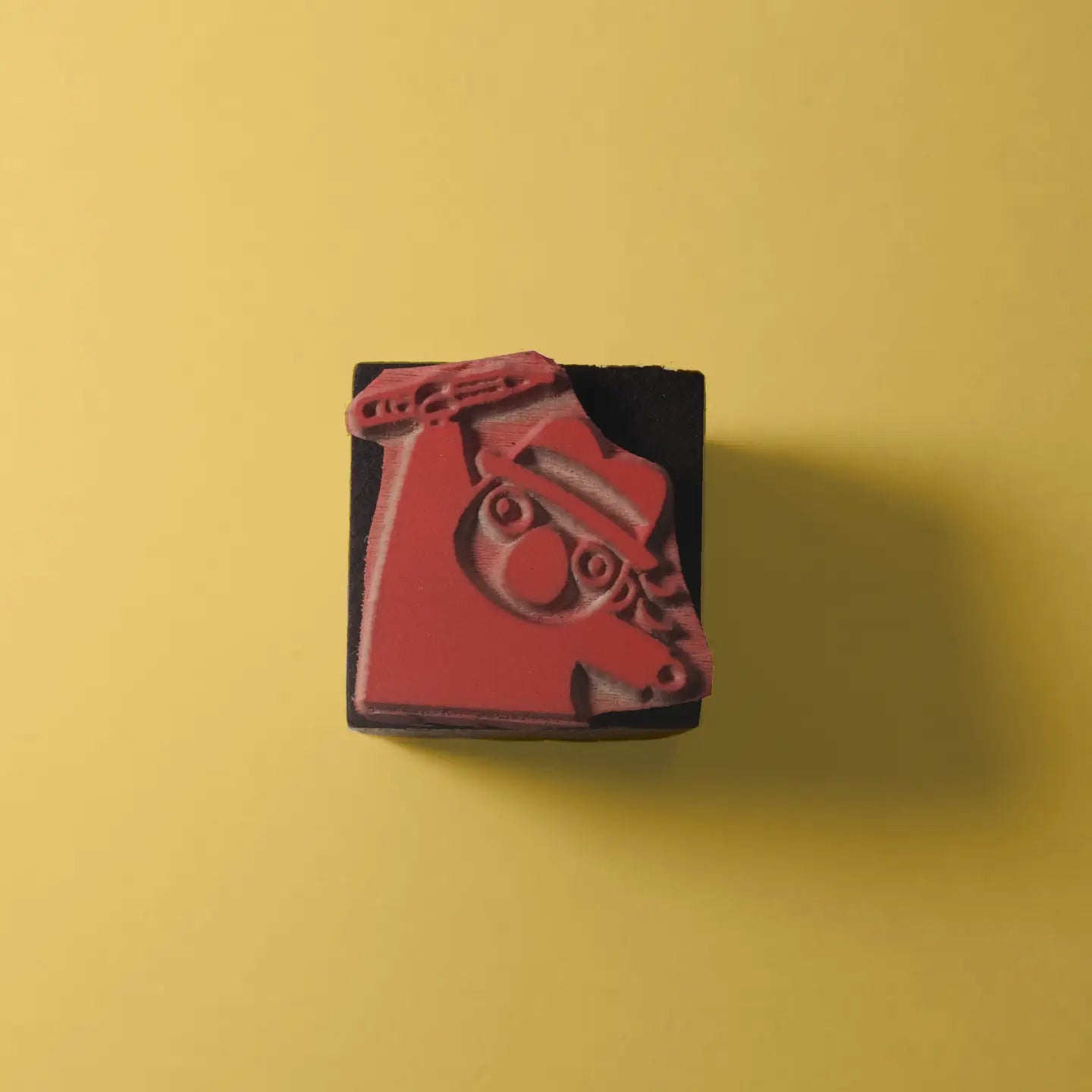 Handmade Happy Artist Rubber Stamp