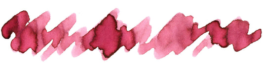 swatch of Dominant Industry Cherishment Key No. 14 fountain pen ink muted dusty rose pink ink