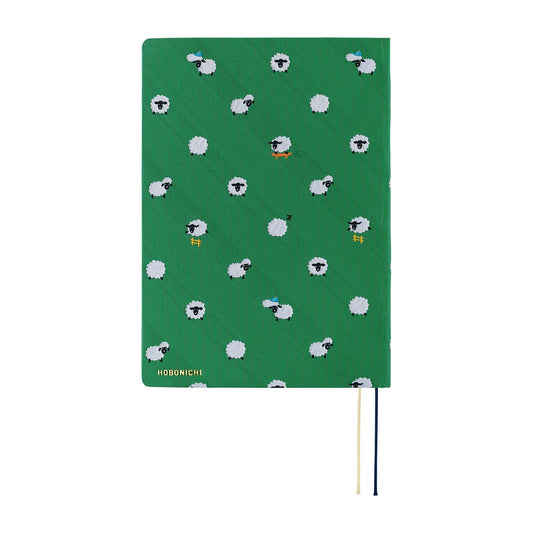 2027 Hobonichi Techo HON A5 Bow & Tie: Sheep Sheep Sheep