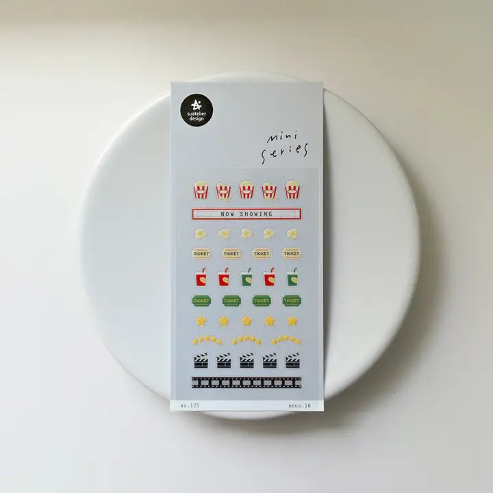 Suatelier Mini Stickers No.125 Deco 16 Movie