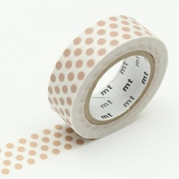 MT Dot Washi Tape - Milk Tea