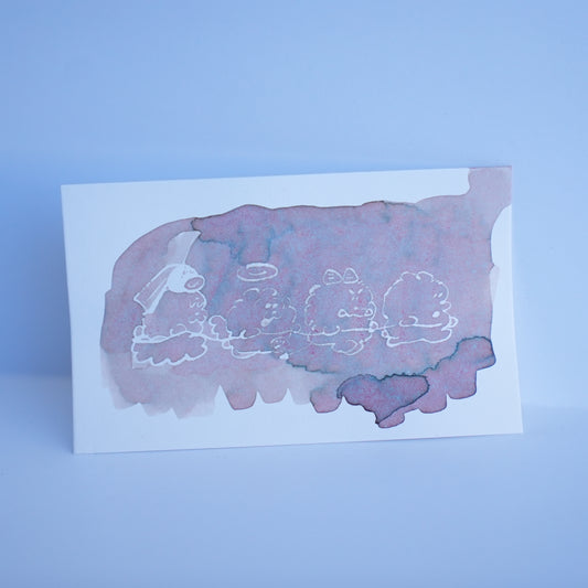 CRENA × Boocha Walking in a Row Swatch Cards