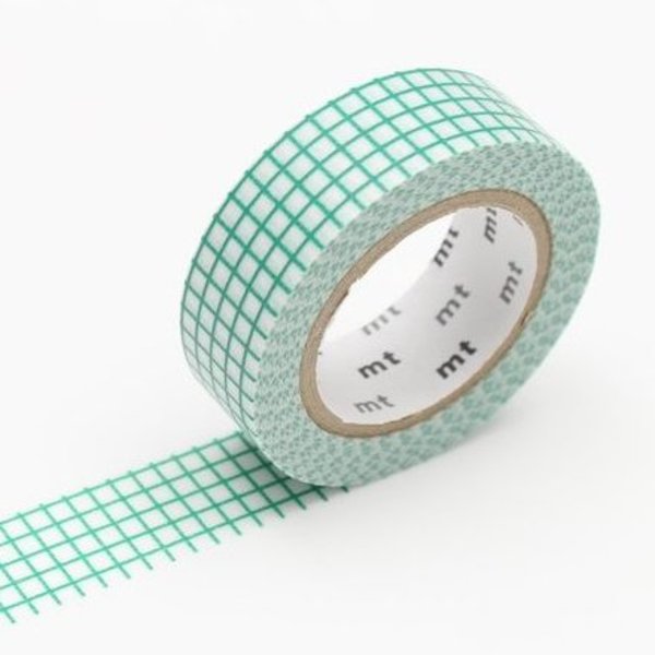 MT Grid Washi Tape - Emerald