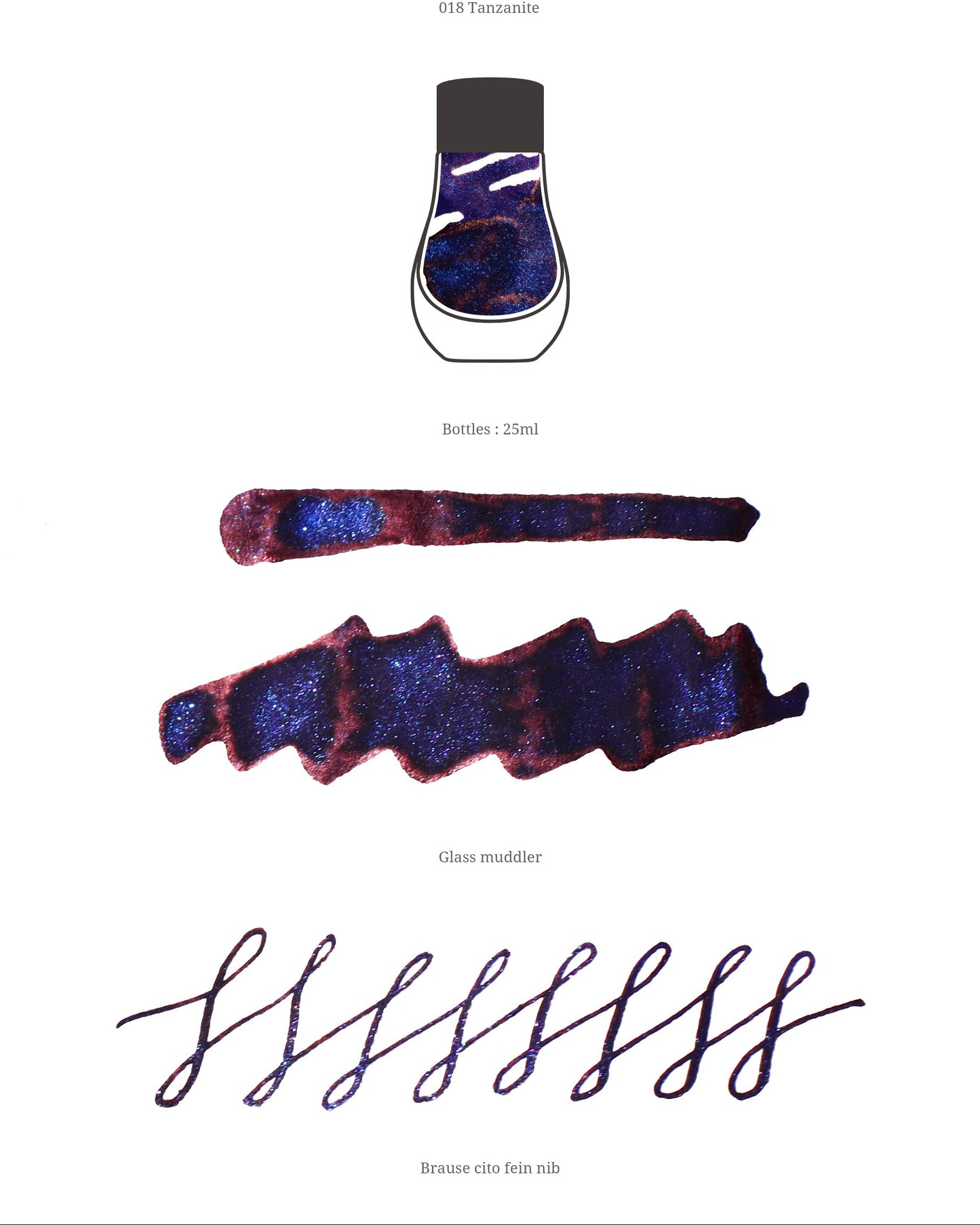 dominant industry Tanzanite 018 swatches