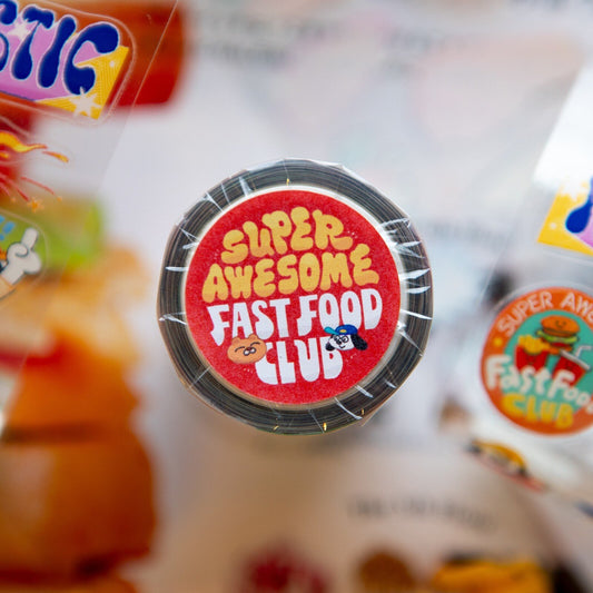 OURS Super Awesome Fast Food Club Kiss-cut PET Tape