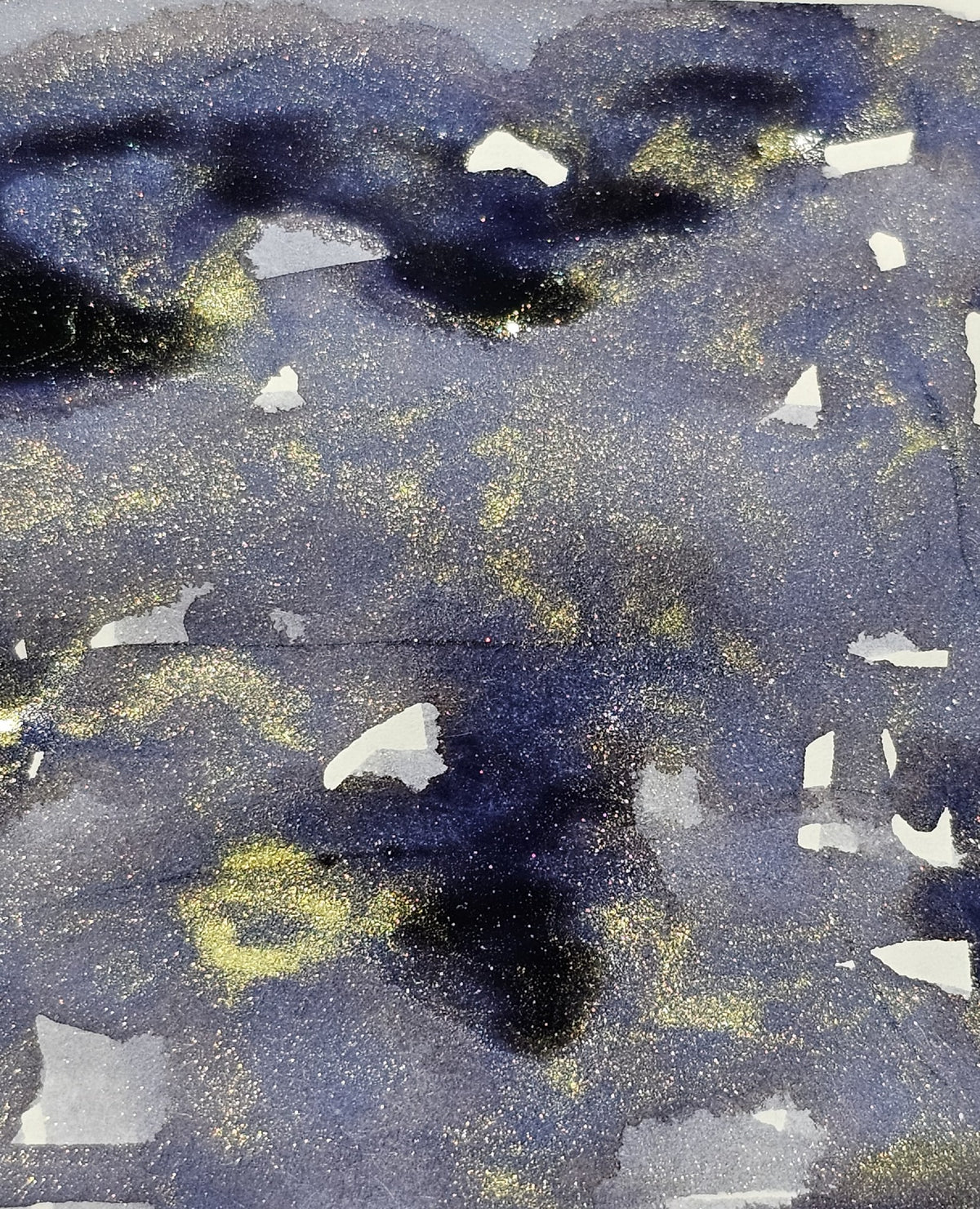 Cafe Cally Summer Night Fireflies Ink (Shimmering)