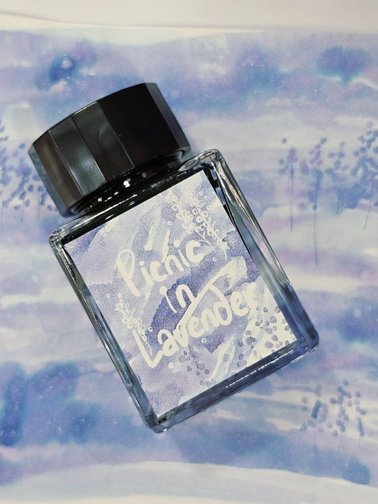 Cafe Cally Picnic in Lavender Ink (Shimmering)