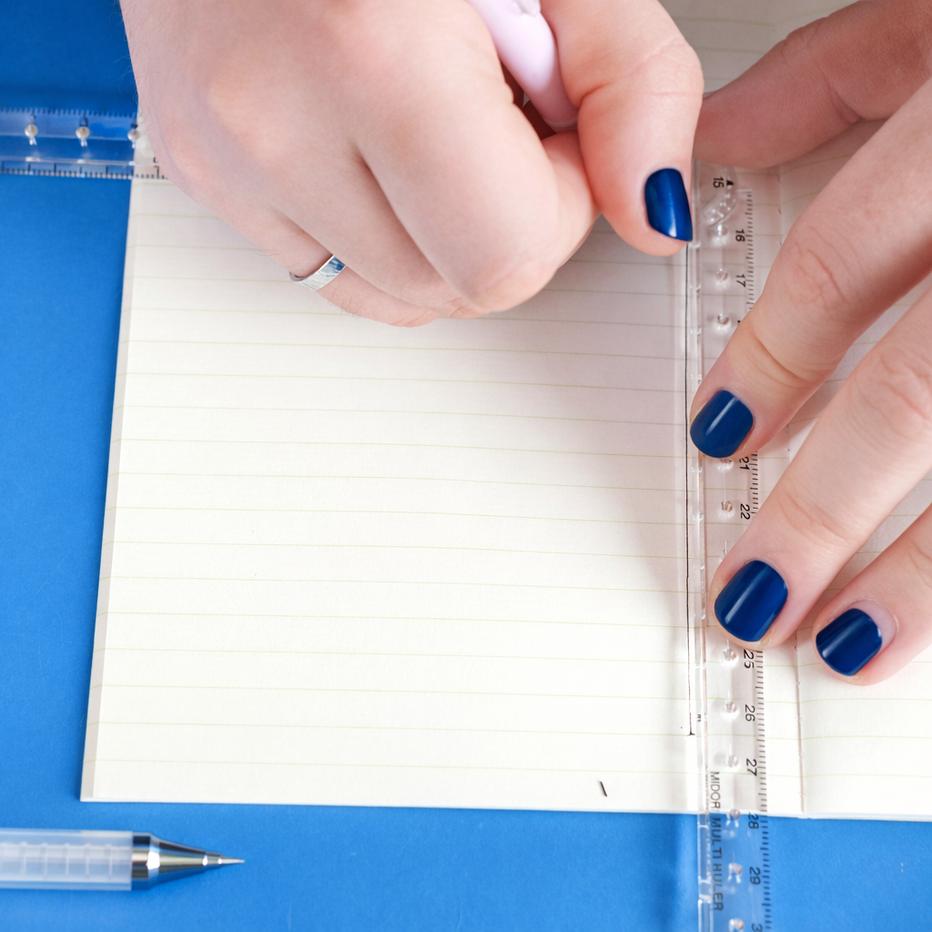 LIFE Pistachio Notebook with Midori Multi-Function Ruler