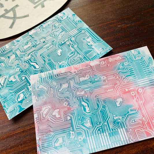 Nouto Circuit Board Swatch Paper Set (Postcard)