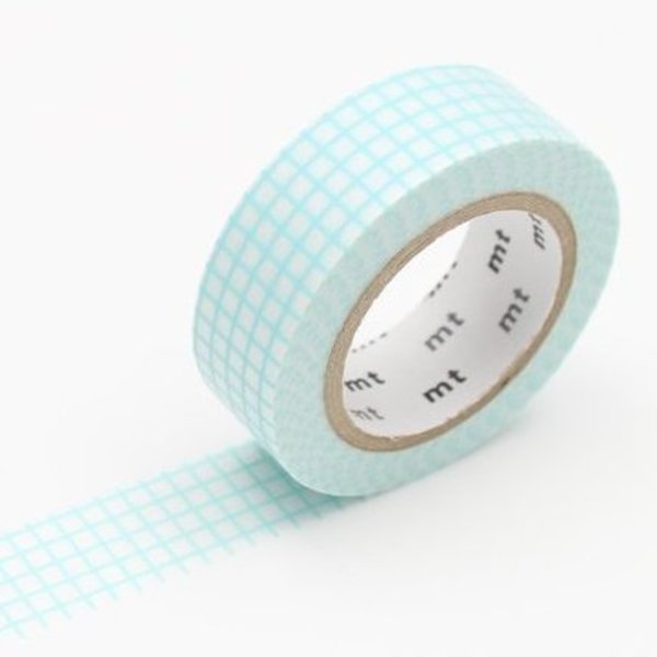 MT Grid Washi Tape - Mint Blue