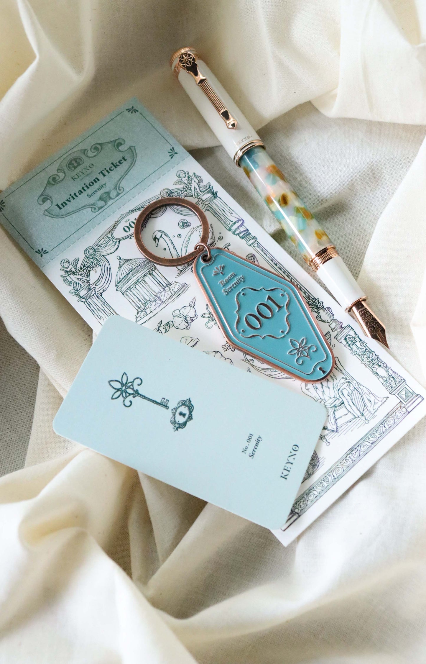 Keyno No. 001 Serenity Fountain Pen (COMING SOON)