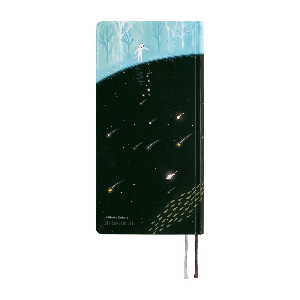 2027 Hobonichi Weeks Hiroko Kubota: Meteor Shower in the Light Blue Forest