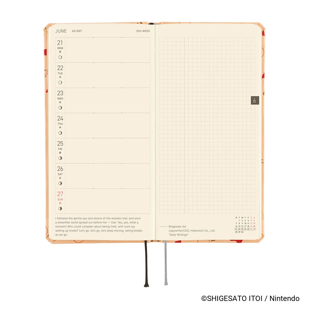 2027 Hobonichi Weeks - MOTHER: Mr. Saturn Pattern