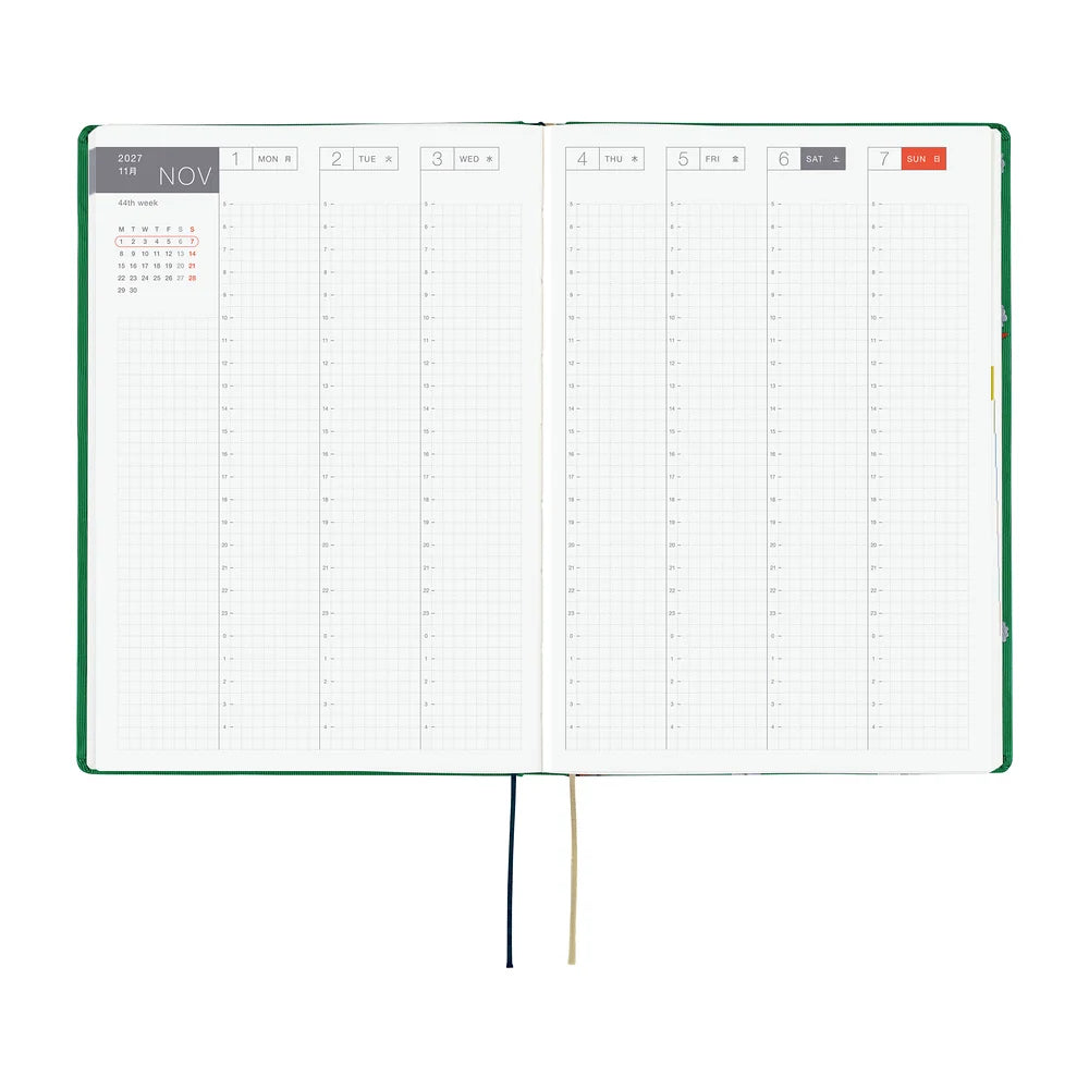 2027 Hobonichi Techo HON A5 Bow & Tie: Sheep Sheep Sheep