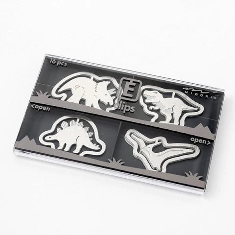 Etching Paper Clip Pack - Dinosaur