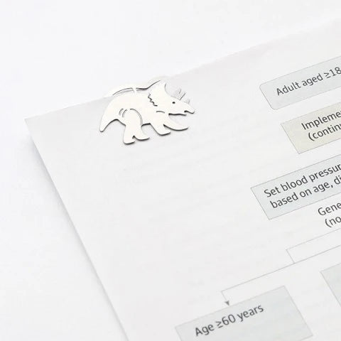 Etching Paper Clip Pack - Dinosaur
