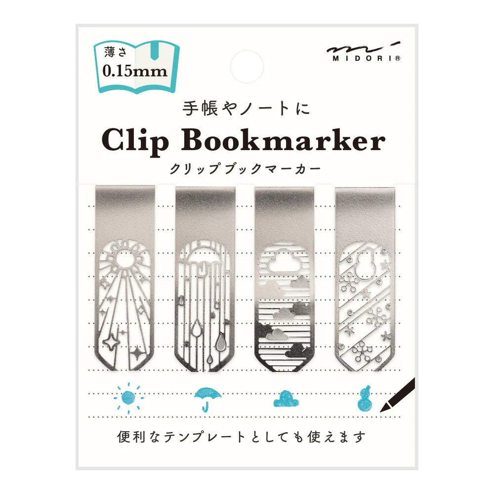 Weather Clip Bookmarker Pack