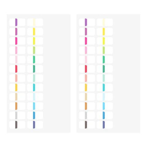 Chiratto Index Tabs - Vivid Colors