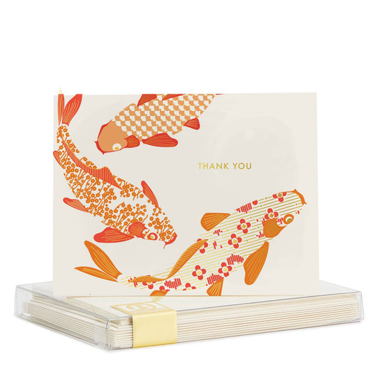 Origami Koi - Thank You Card Set