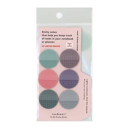 Isshoni. Round Free Sticky Notes