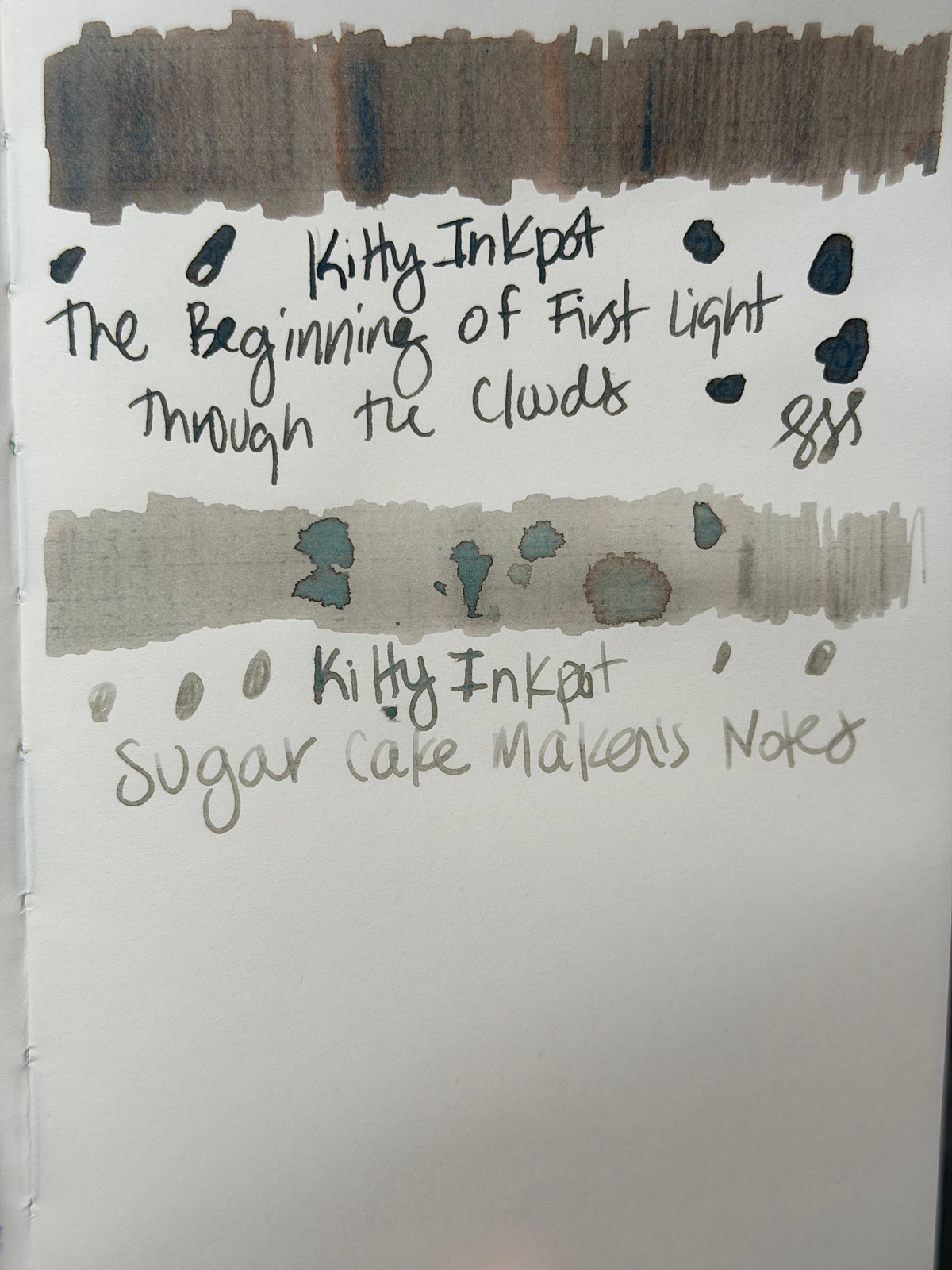 Kitty Inkpot Sugar Cake Maker's Notes