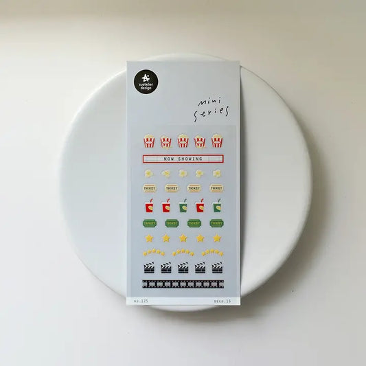 Suatelier Mini Stickers No.125 Deco 16 Movie