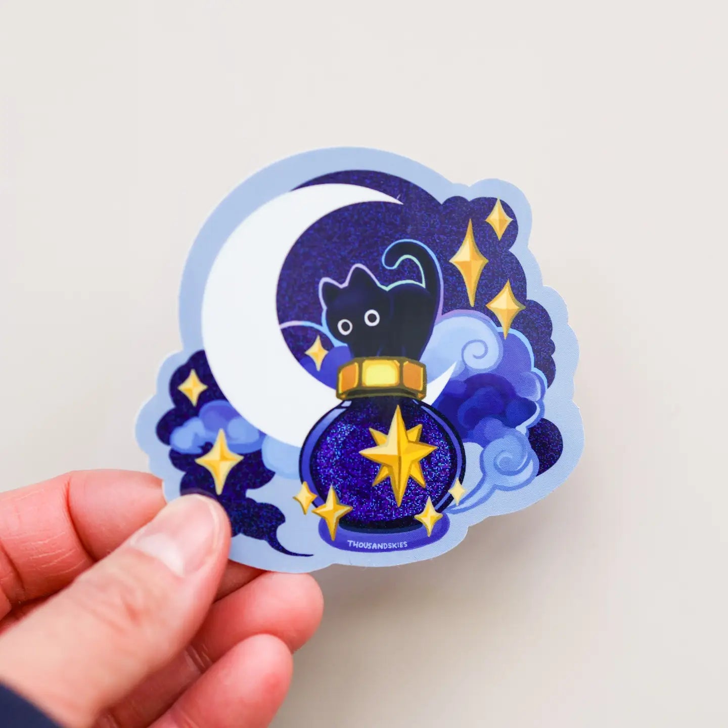 Holographic Ink Potion - Deep Sky Vinyl Sticker