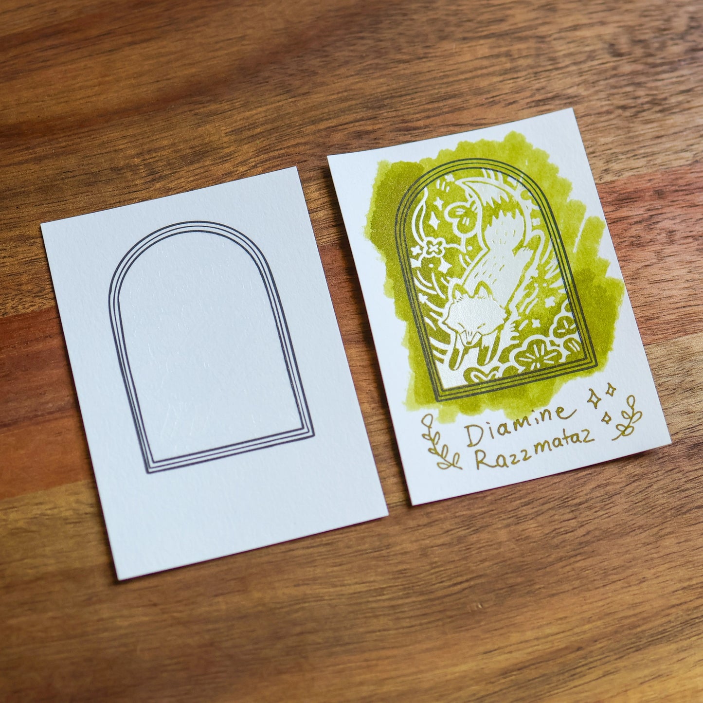 Flower Tales Ink Swatch Cards