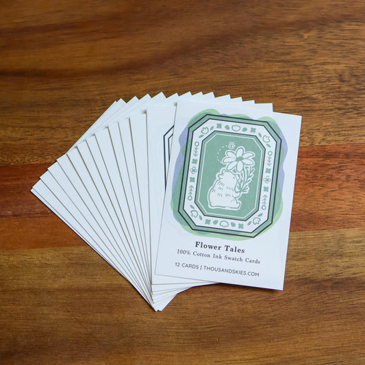 Flower Tales Ink Swatch Cards