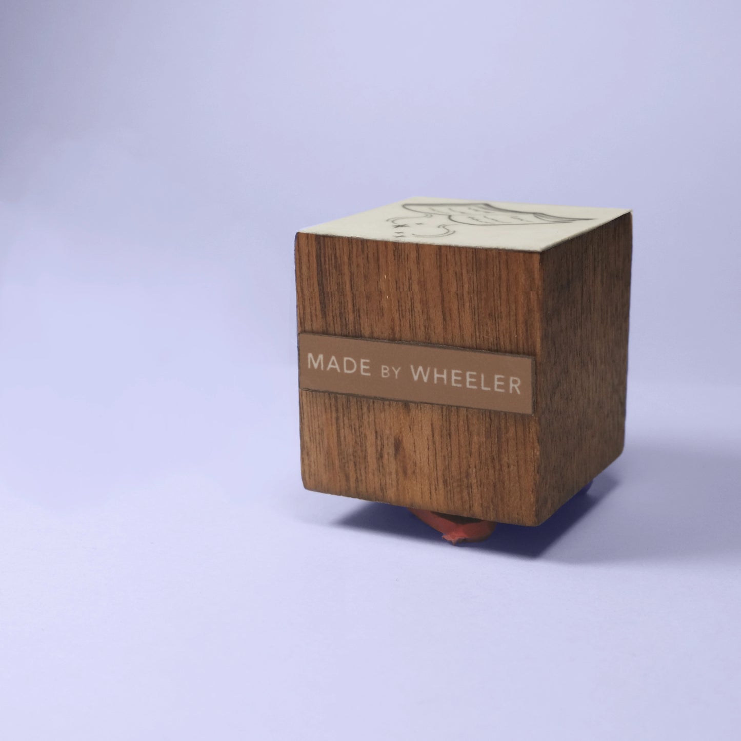 Handmade Magic Book Rubber Stamp