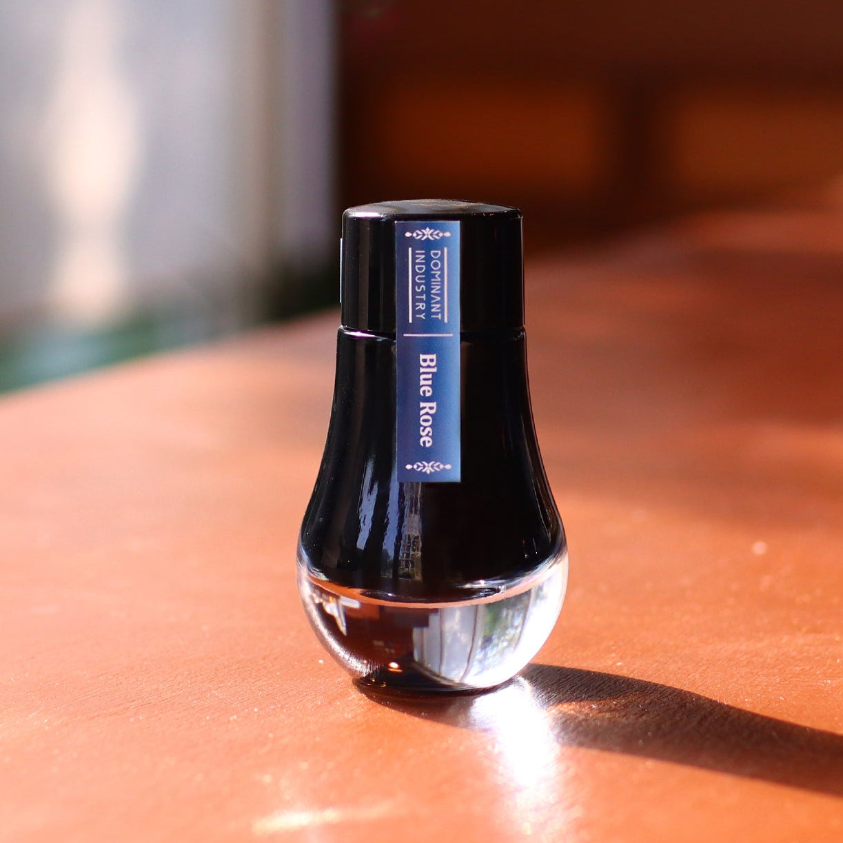 Dominant Industry blue rose calligraphy ink in a 25ml bottle