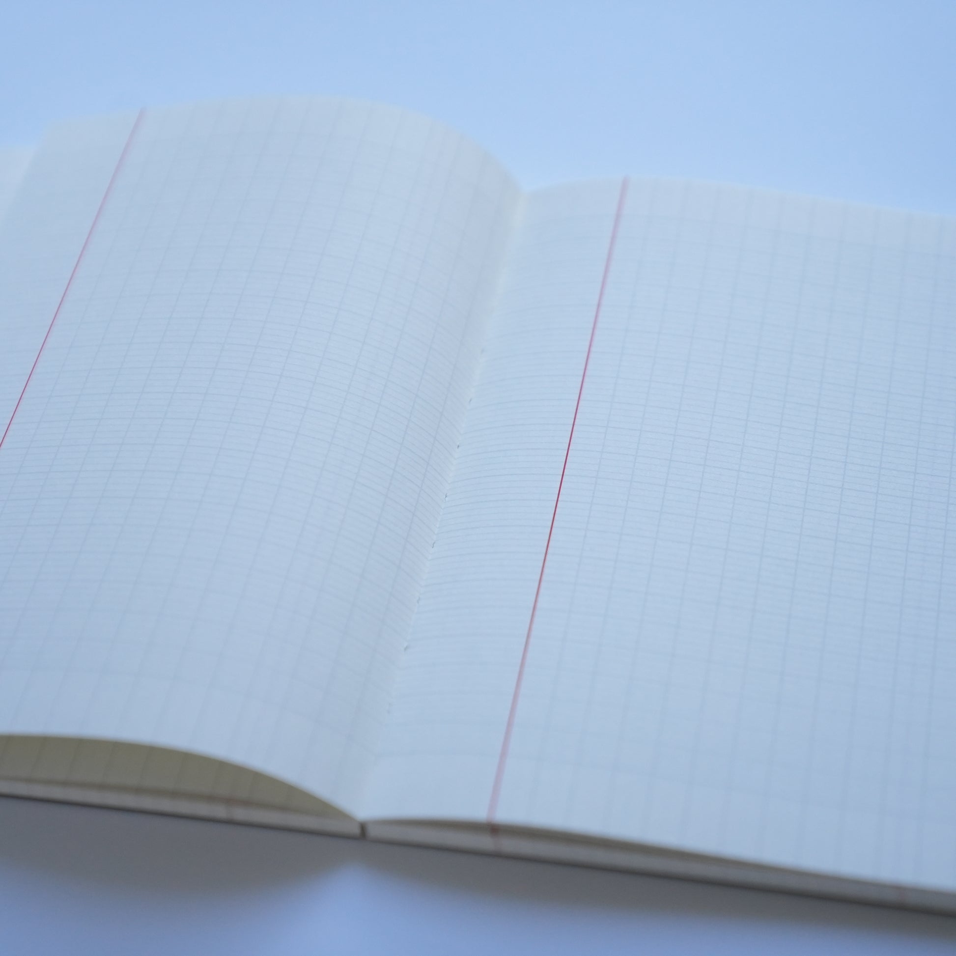 medium shot of  an open Bloom Notebook by Oh Bleu french lined