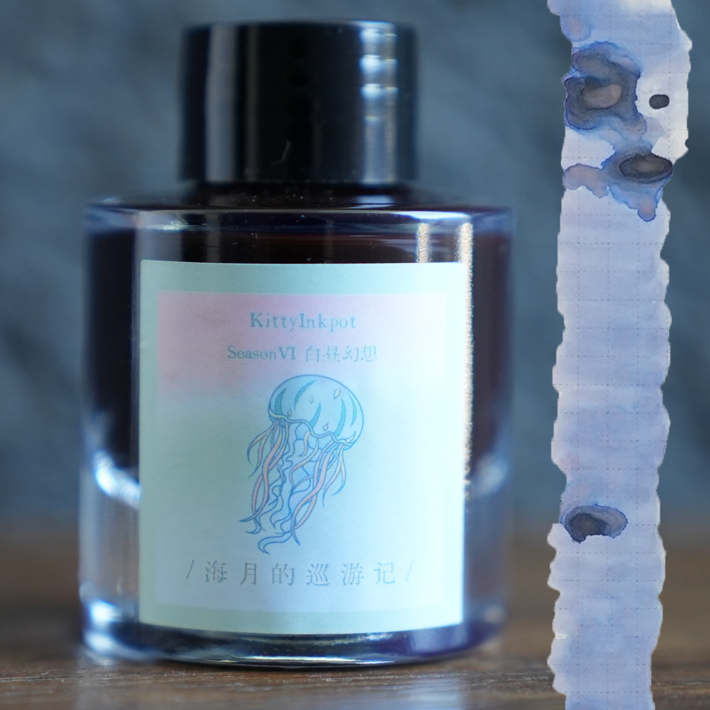 Kitty Inkpot Moon Jellyfish Travel Journal