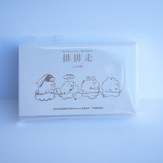 CRENA × Boocha Walking in a Row Swatch Cards