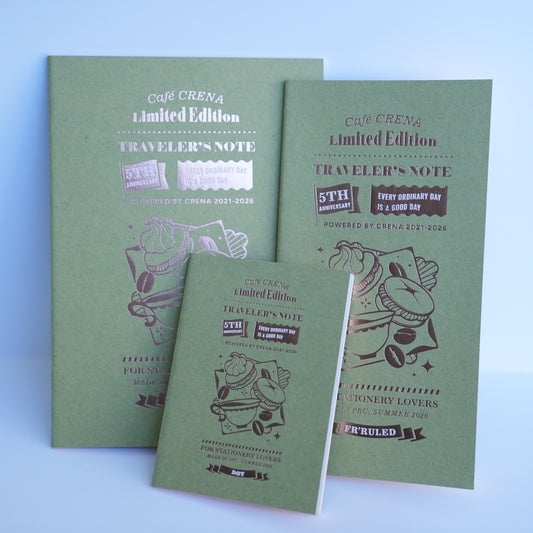 CRENA Green Notebook (Hazymoon Paper)