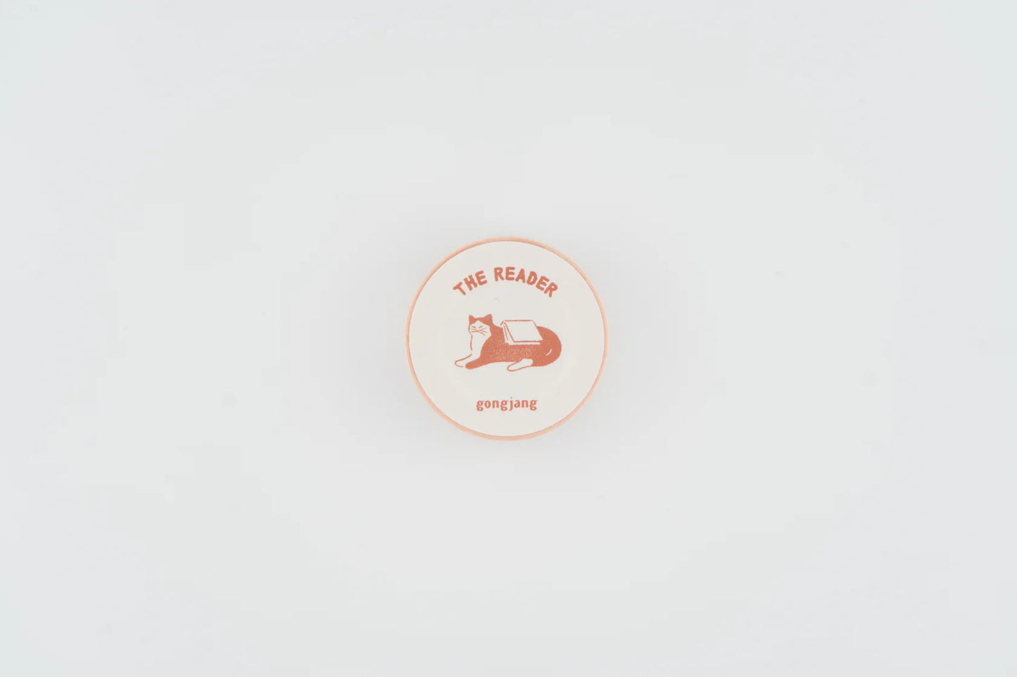 gongjang The Reader Cat and Book Washi Tape on a white background
