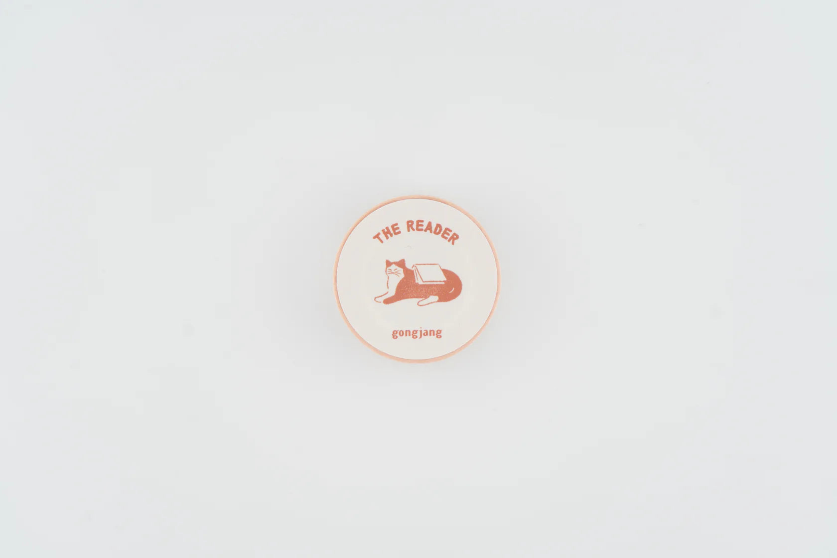 gongjang The Reader Cat and Book Washi Tape on a white background