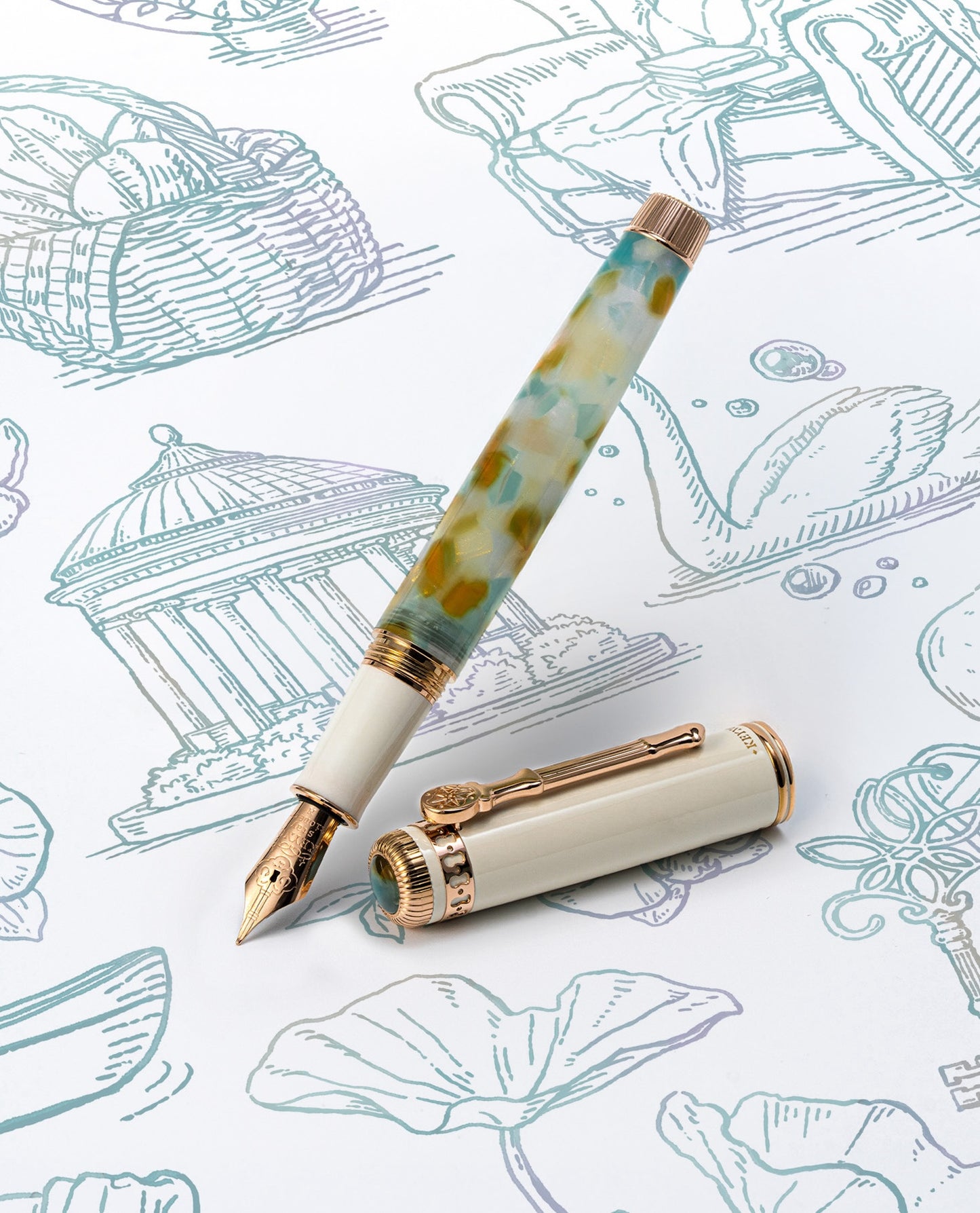 Keyno No. 001 Serenity Fountain Pen (COMING SOON)