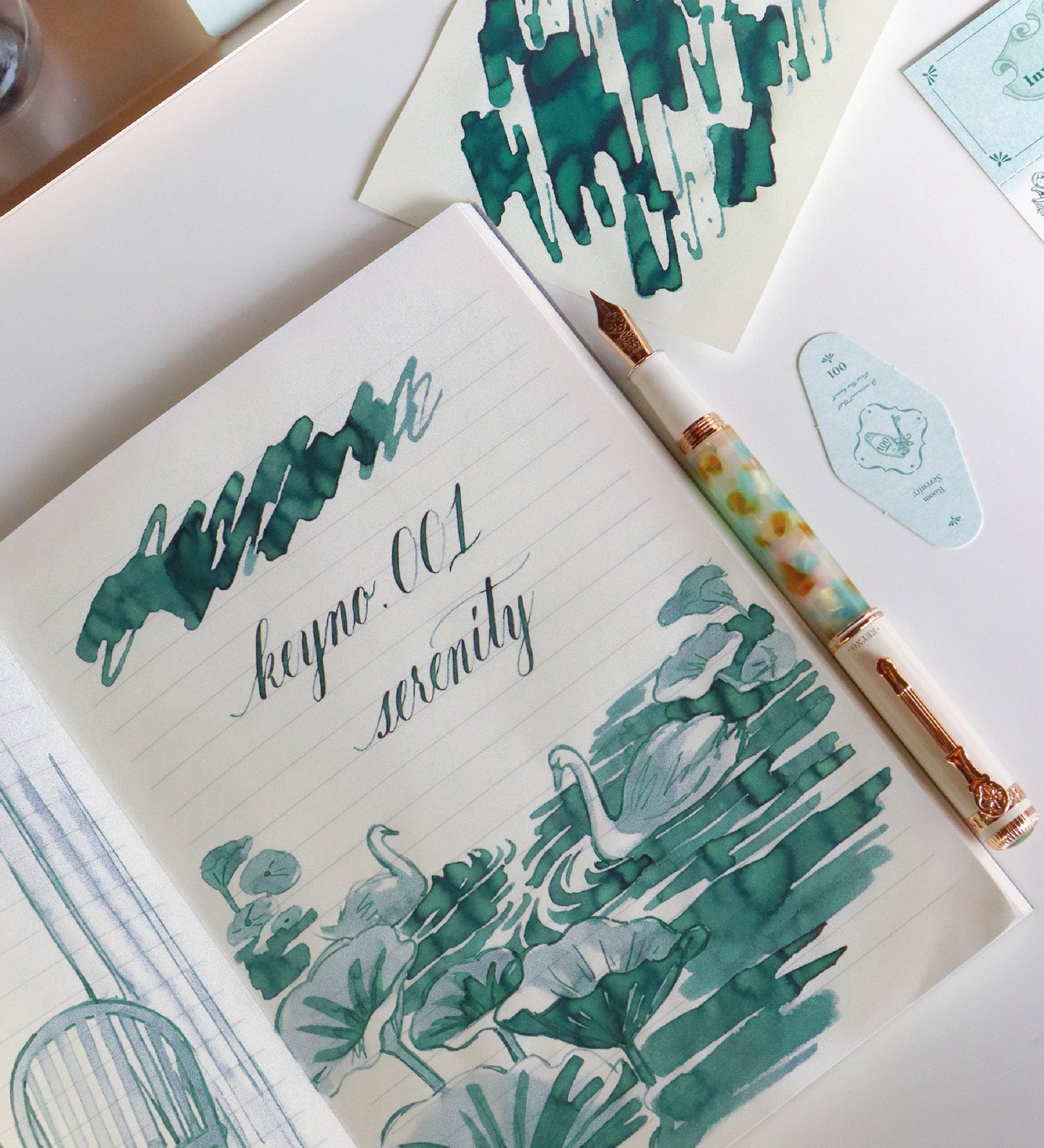 Keyno No. 001 Serenity Fountain Pen (COMING SOON)