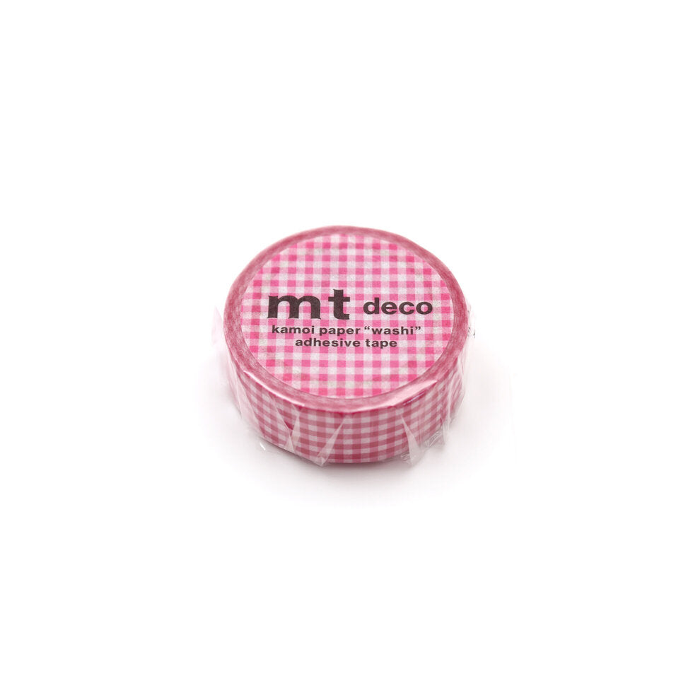 MT Checkered Pink Washi Tape