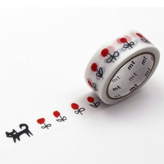MT x Makoto Matsubayashi Black Cat Washi Tape