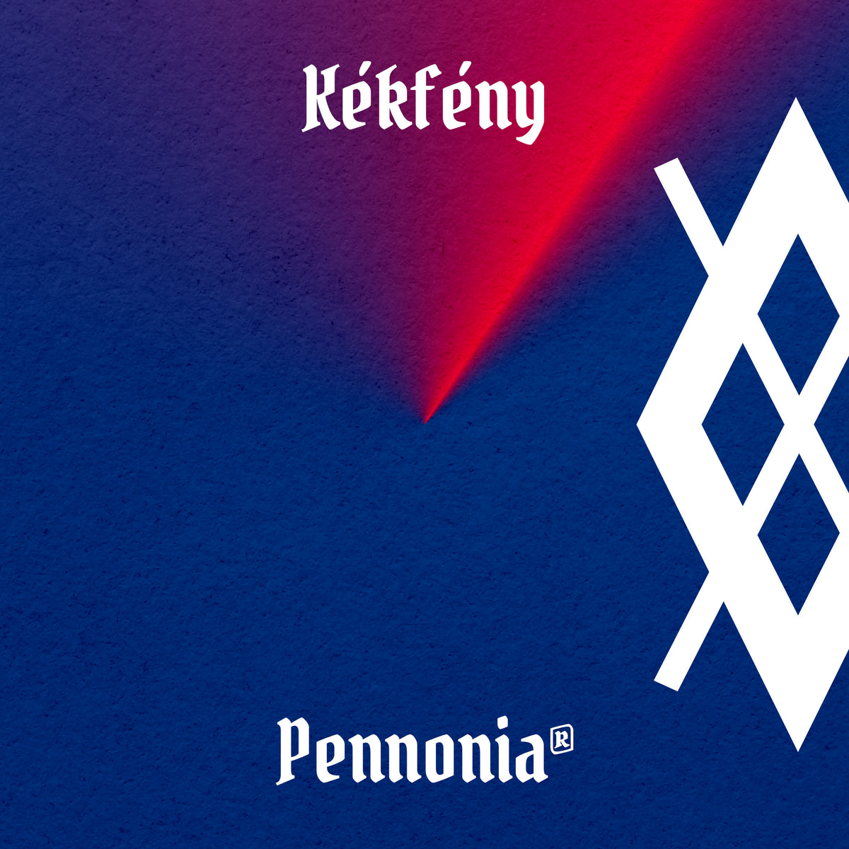 Pennonia Kékfény (Blue Light) fountain pen ink swatch