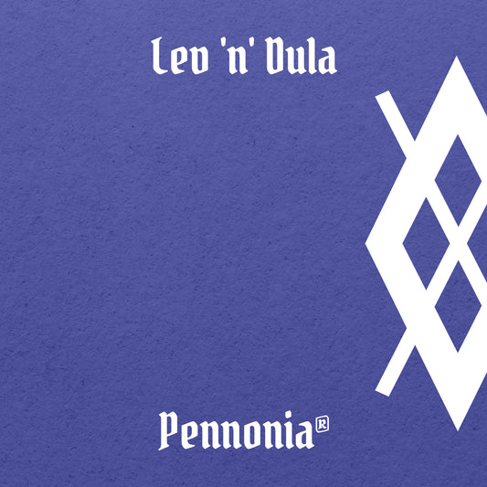 Pennonia Lev 'n' Dula (Lav 'n' Der) fountain pen ink swatch
