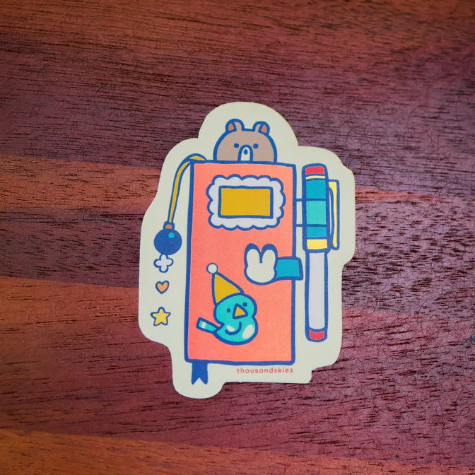 Holographic Weekly Journal - Vinyl Sticker