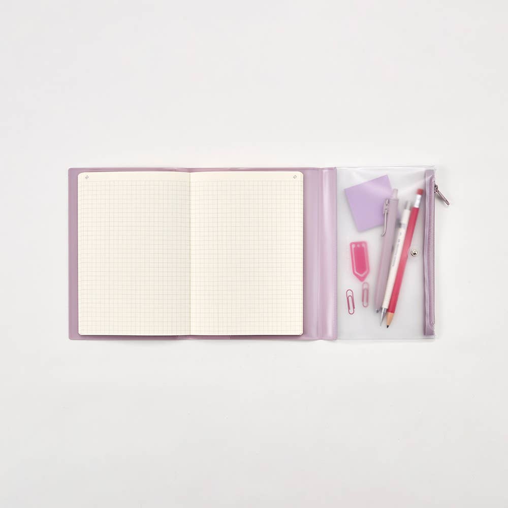 Isshoni. A5 Notebook Cover + Pen Case