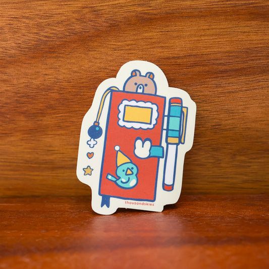 Holographic Weekly Journal - Vinyl Sticker