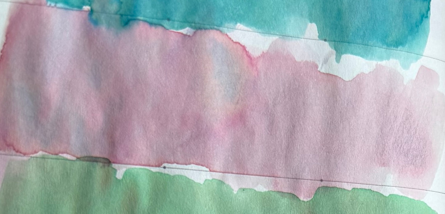 Kitty Inkpot Fluffy Wool Ball swatch on tomoe river paper in a hobonichi weeks