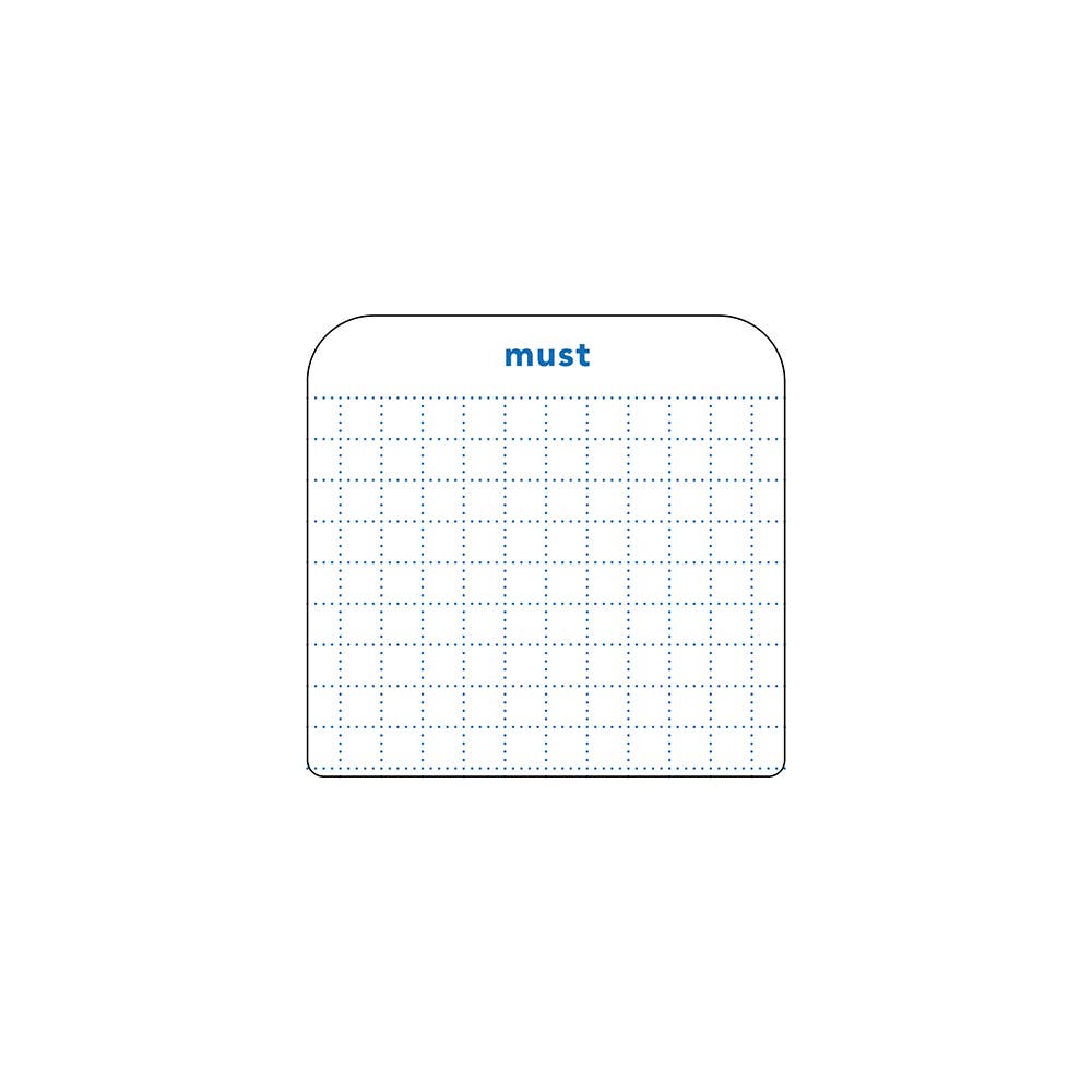 Isshoni. Square To Do Sticky Notes - Small