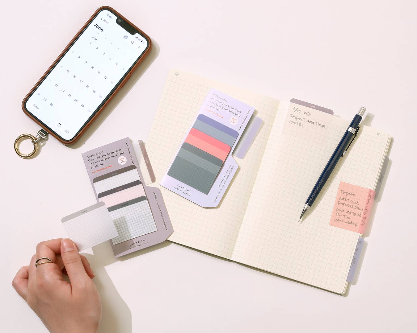 Isshoni. Round Free Sticky Notes