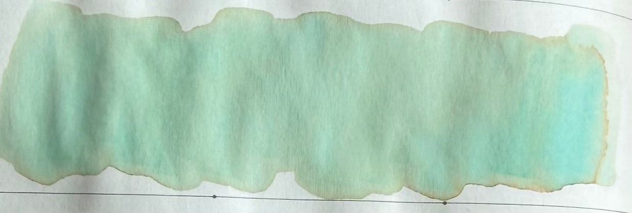 a swatch of Kitty Inkpot The Green Tea Cream Cake in the Tea House